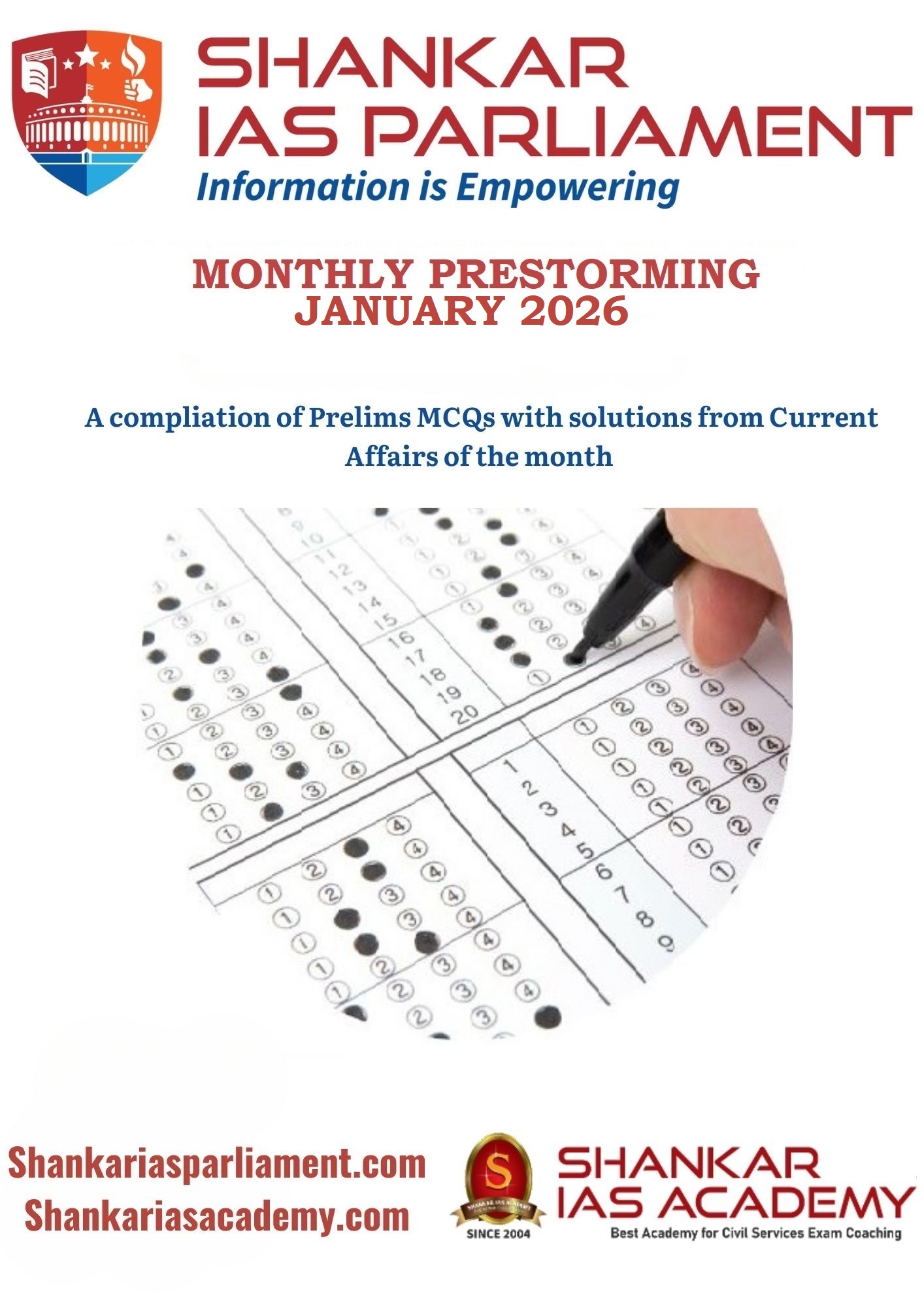 Monthly prestorming January 2026