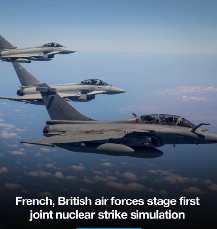 1st joint nuke air strike simulation