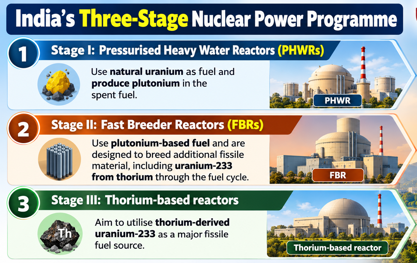 india uranium 3 stage programme