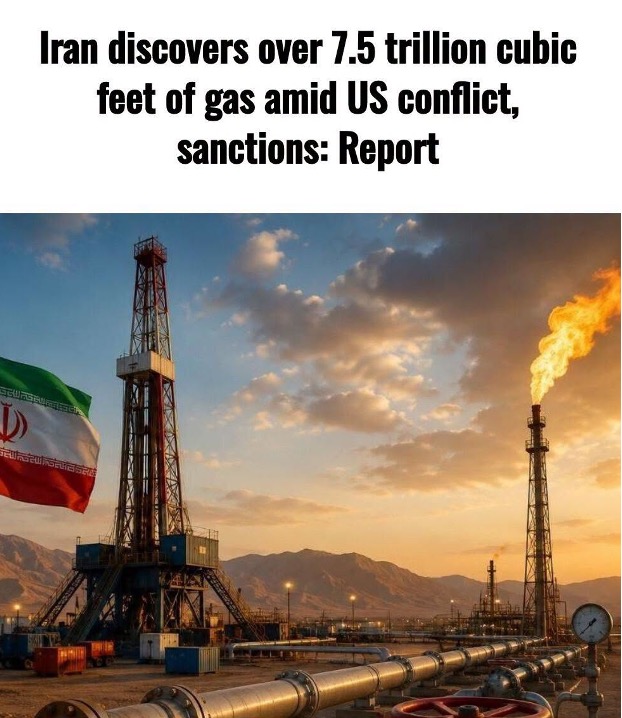 7.5 Trillion Cubic Feet Gas Reserve – Iran