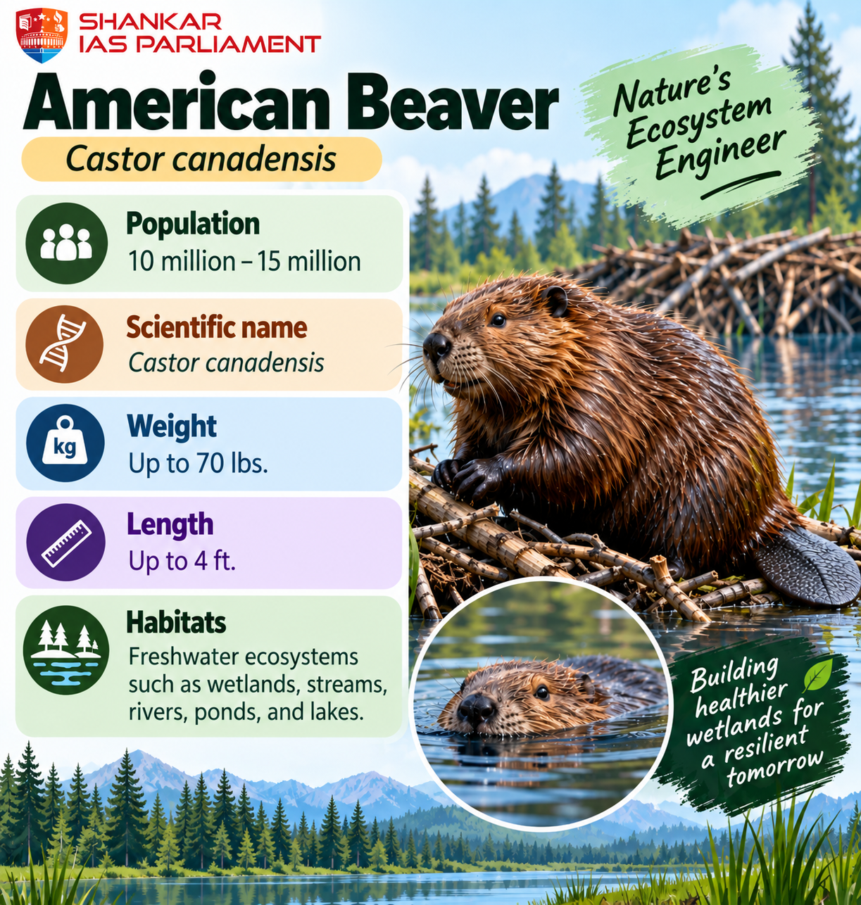 american beavers upsc 2026