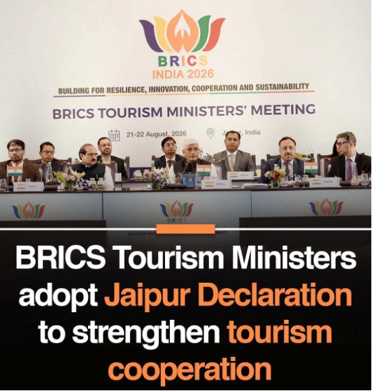 BRICS Tourism Ministers Meeting 2026 – Jaipur Declaration