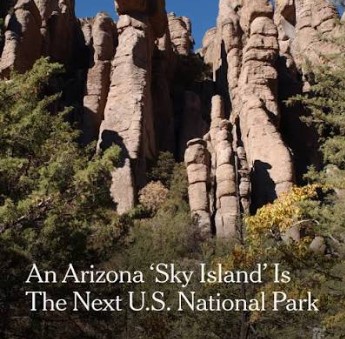 Chiricahua National Park in the United States