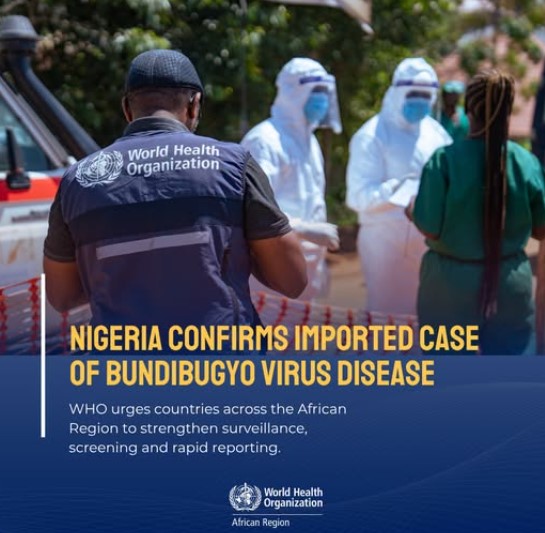 First Imported Ebola Bundibugyo Case in Nigeria