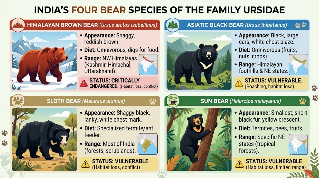 India’s First National-Level Study on All Four Bear Species