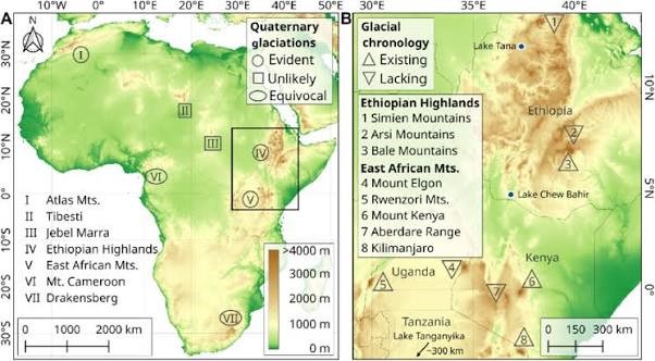 Africa glacial Mountains