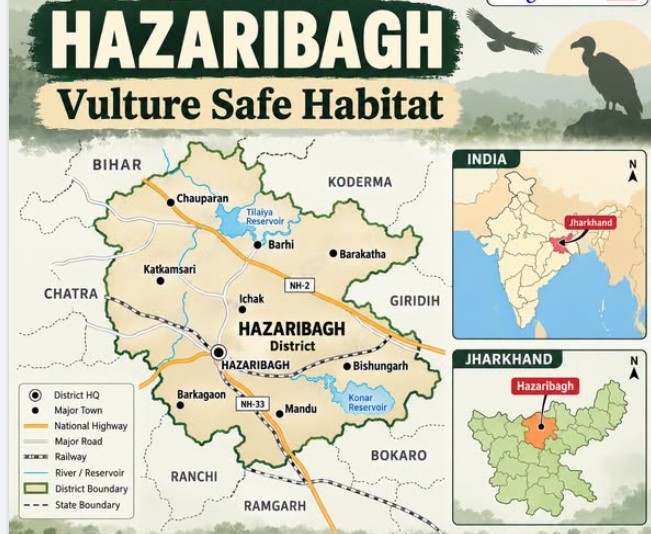 Hazaribagh Emerges as Vulture Safe Haven