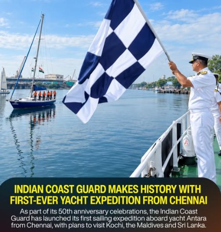 ICG launches maiden sailing expedition