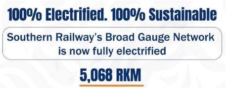 100 % Electrification Indian Railways