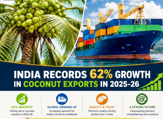 India’s Coconut Exports 2026