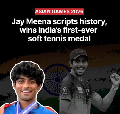 India’s first-ever medal in soft tennis