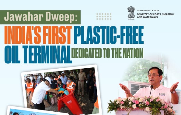 India's first plastic-free oil terminal