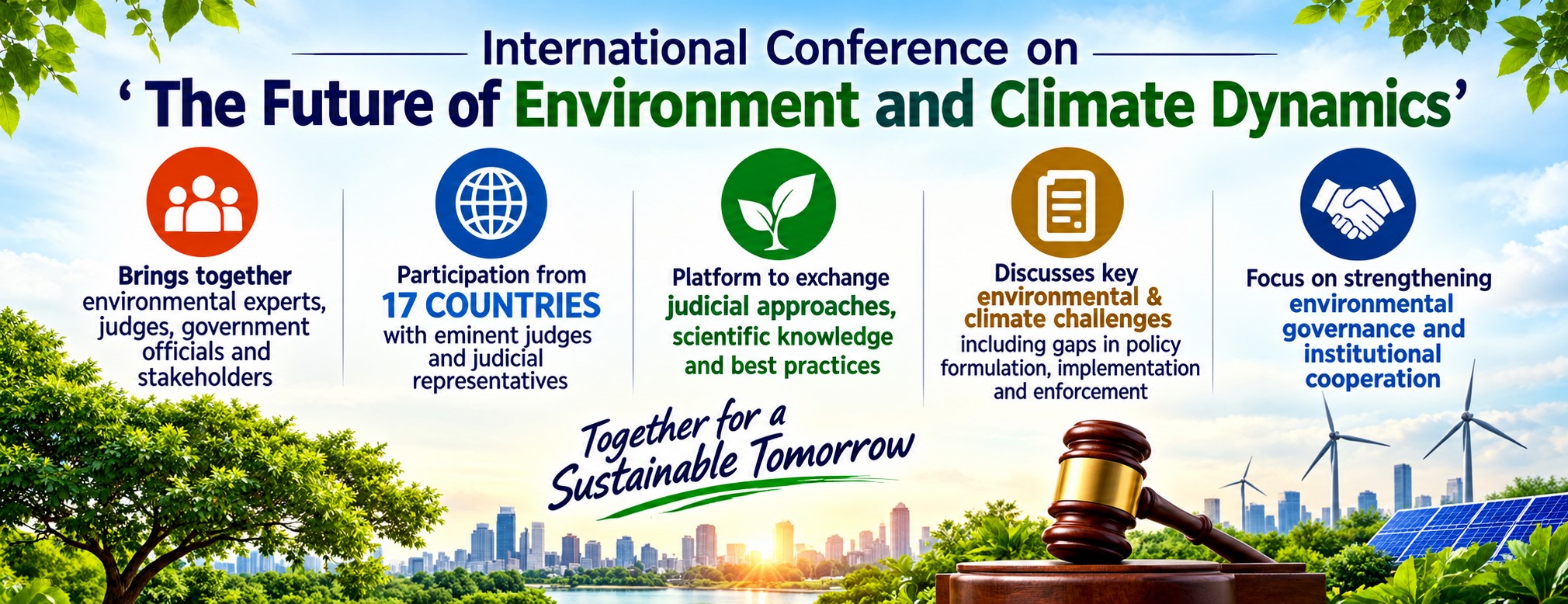 International conference - India less than 50% emission