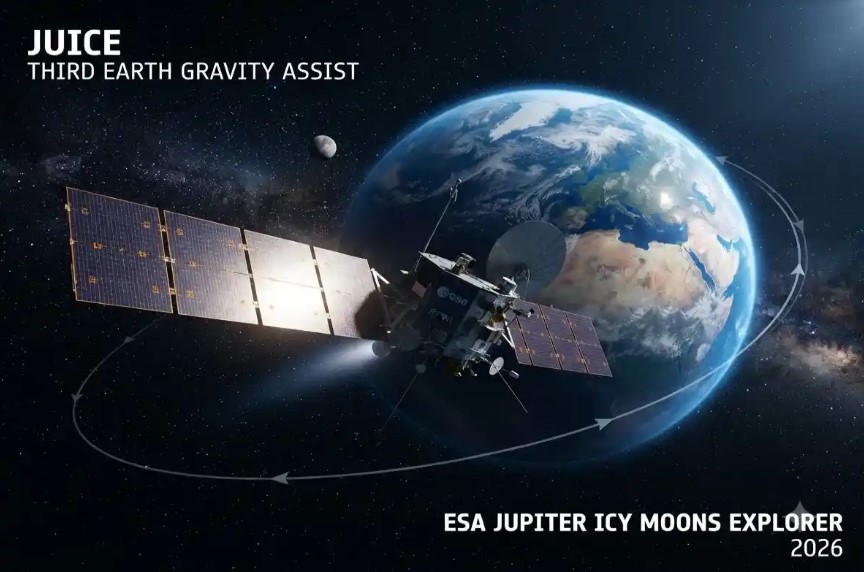 JUICE Mission – Third Earth Gravity Assist