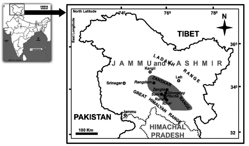 ladakh cultural map 2026 upsc