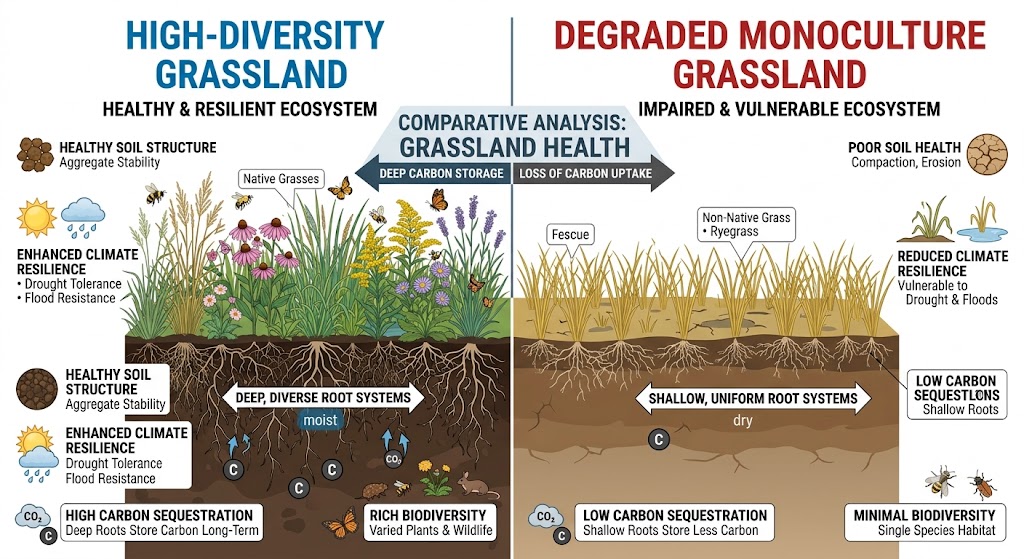 Plant Diversity Loss in Grasslands