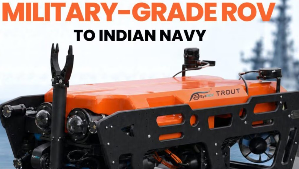Military-grade underwater Remotely Operated Vehicle (ROV)