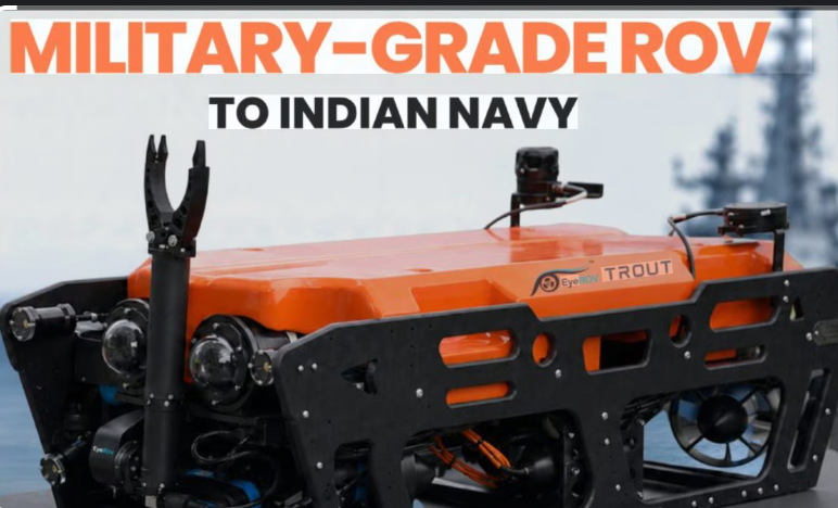 Military-grade underwater Remotely Operated Vehicle (ROV)