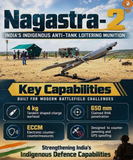 Nagastra 2 Anti-Tank Loitering Munition System