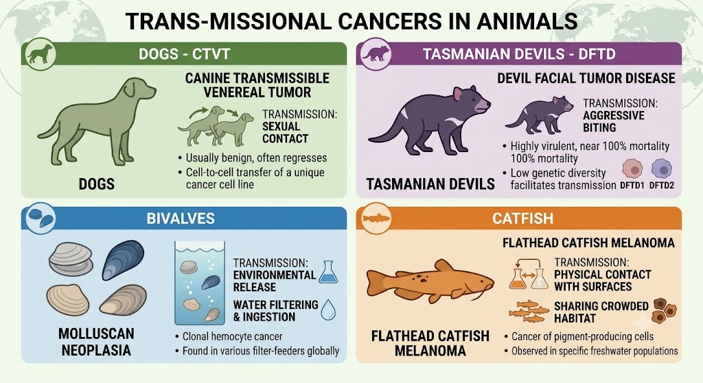 New instance of ‘contagious cancer’ in animals