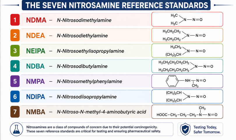 Nitrosamine Impurities Reference Standards