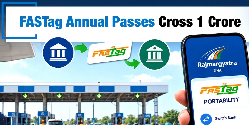 One Crore Mark - FASTag Annual Pass Crosses One Crore Mark