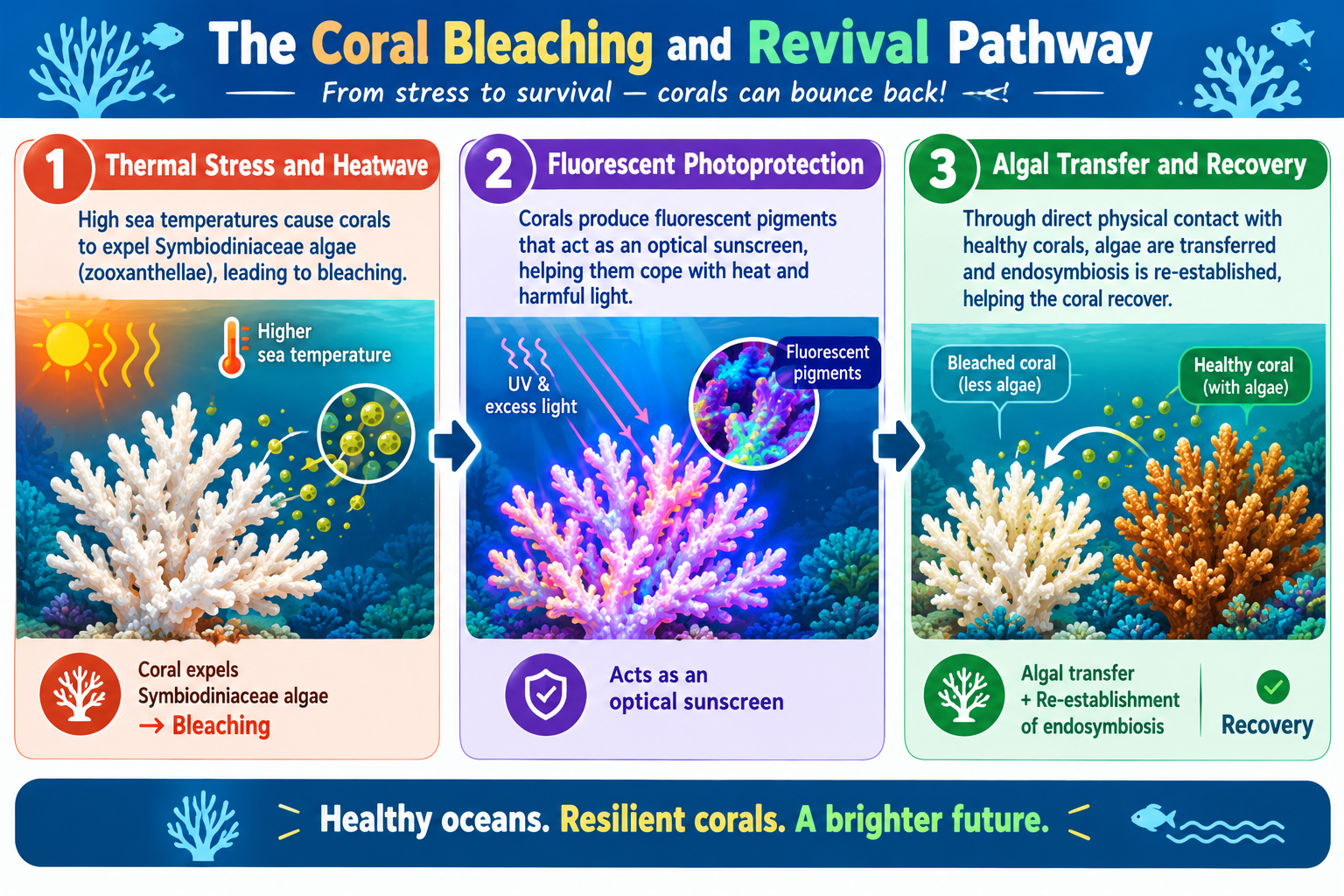 Revival of Bleached Corals