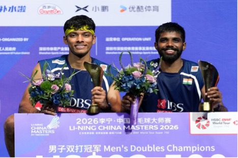 Satwik–Chirag – First Indians to Clinch China Masters Men’s Doubles Title