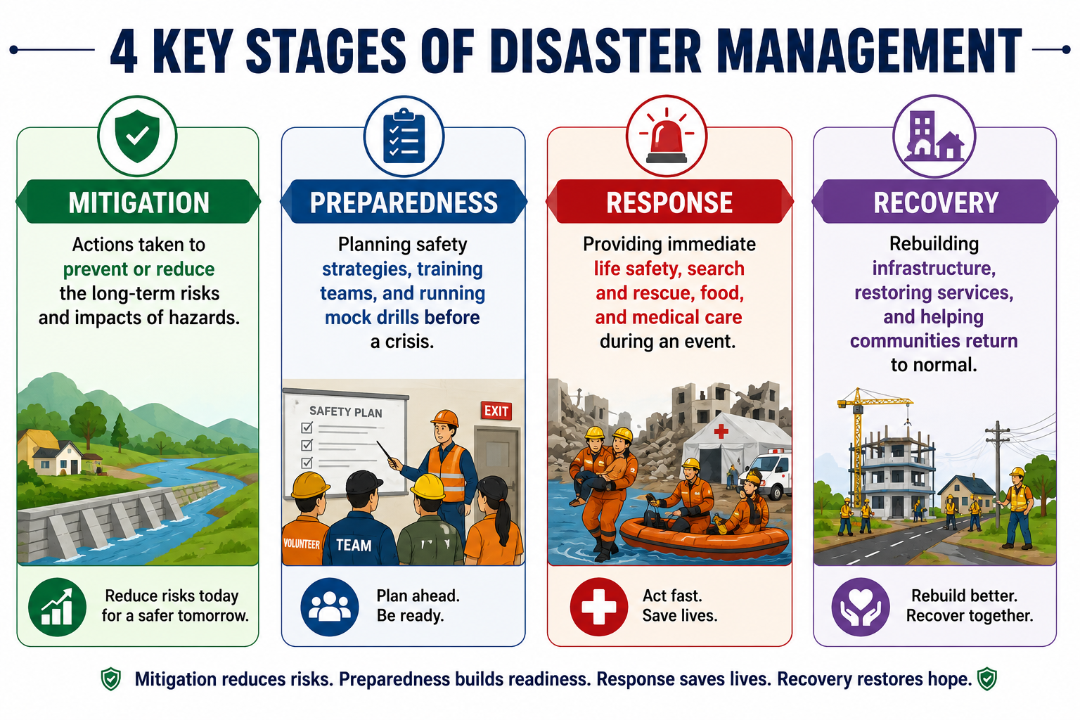 Stages of Disaster Management