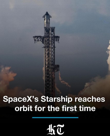 Starship Reaches Orbit