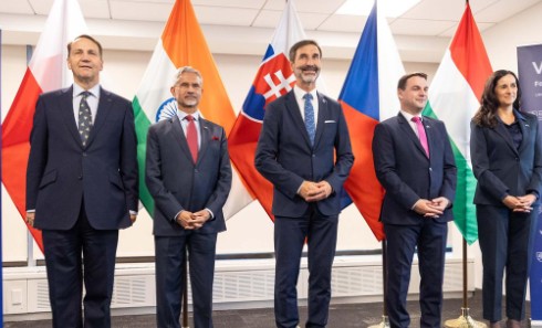 V4+India Foreign Ministers'