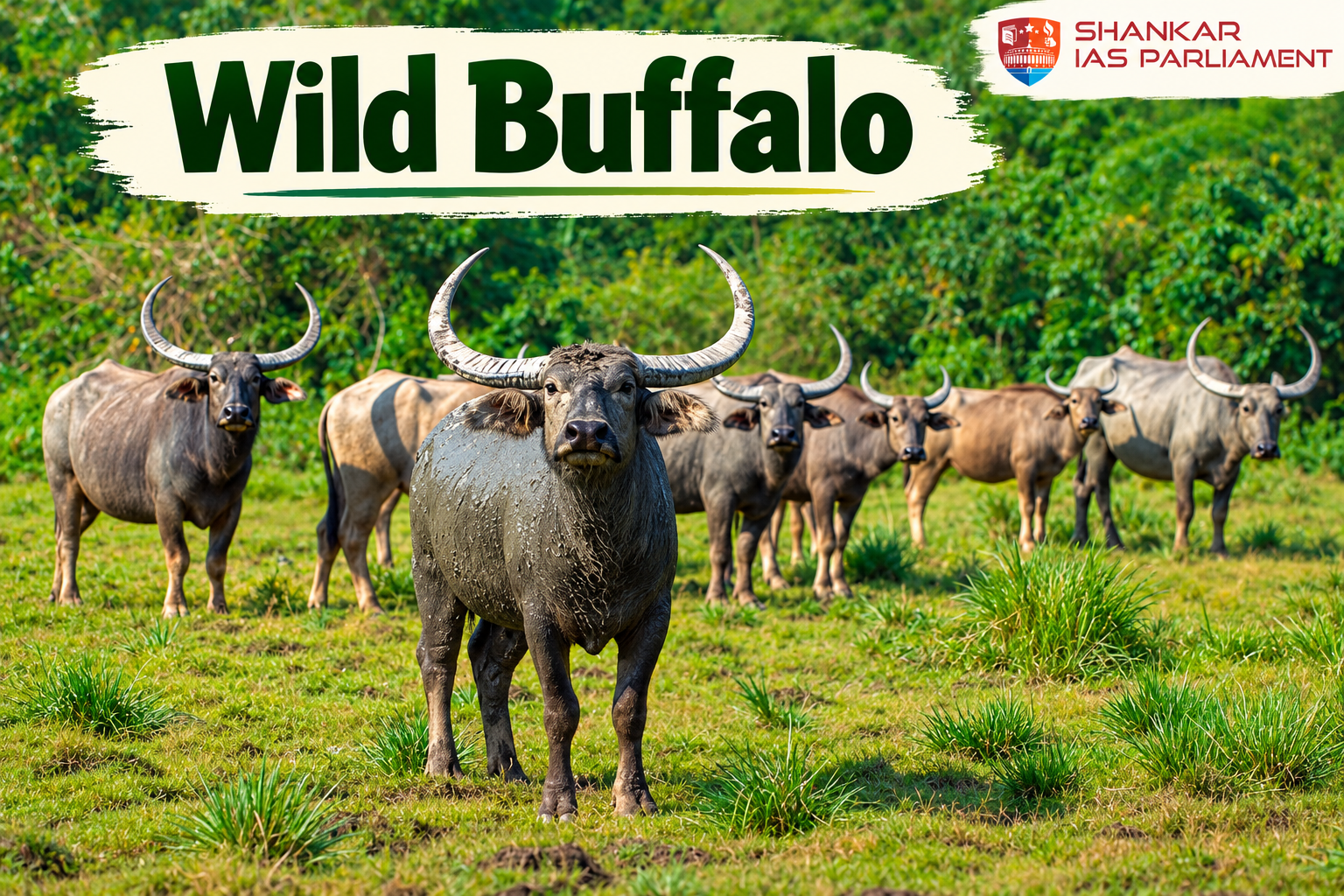 Wild buffalo.upsc