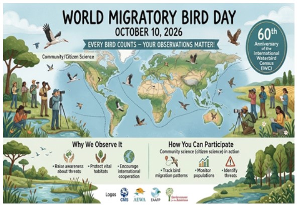 World Migratory Bird Day 2026 