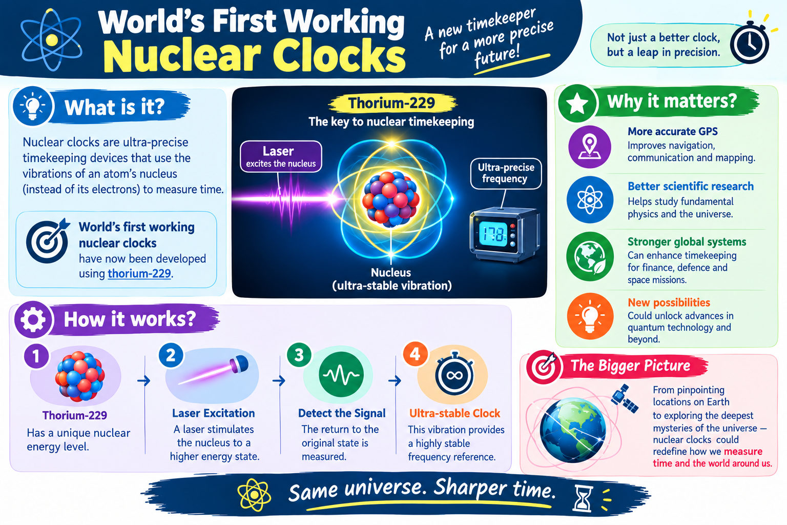 World’s First Working Nuclear Clocks